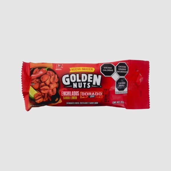 Golden Nuts Enchilados Sabor Limón 78g