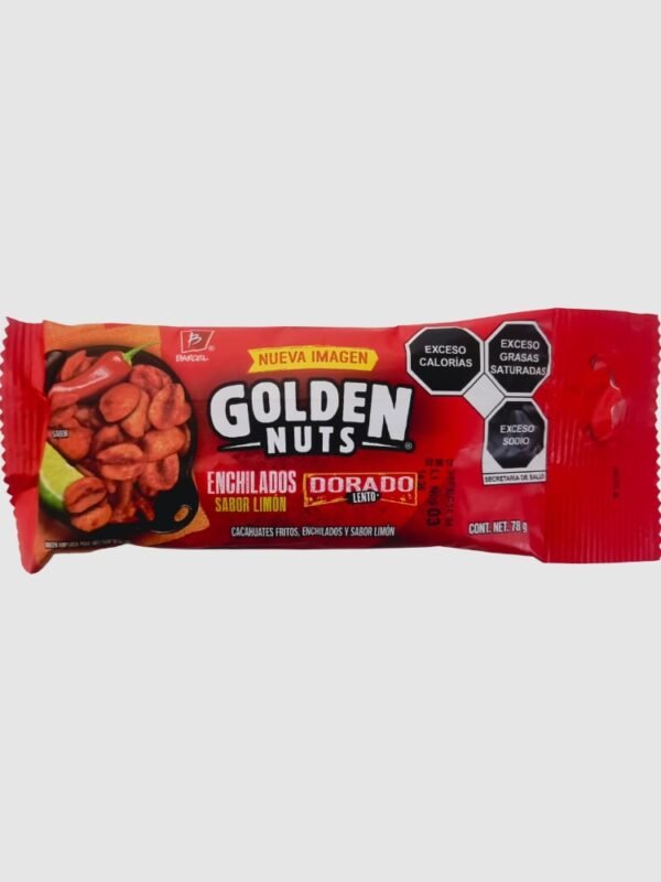 Golden Nuts Enchilados Sabor Limón 78g