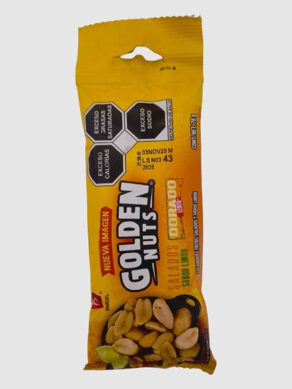 Golden Nuts Salados Sabor Limón Dorado De 78g
