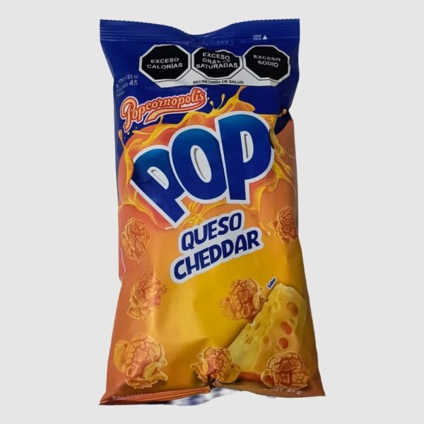 Pop Queso Cheddar De 45g