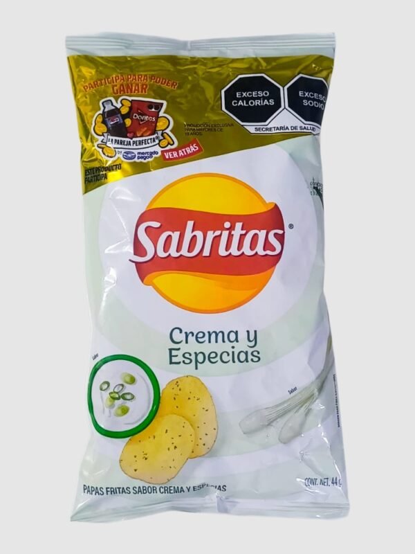 Sabritas crema y especias 44g