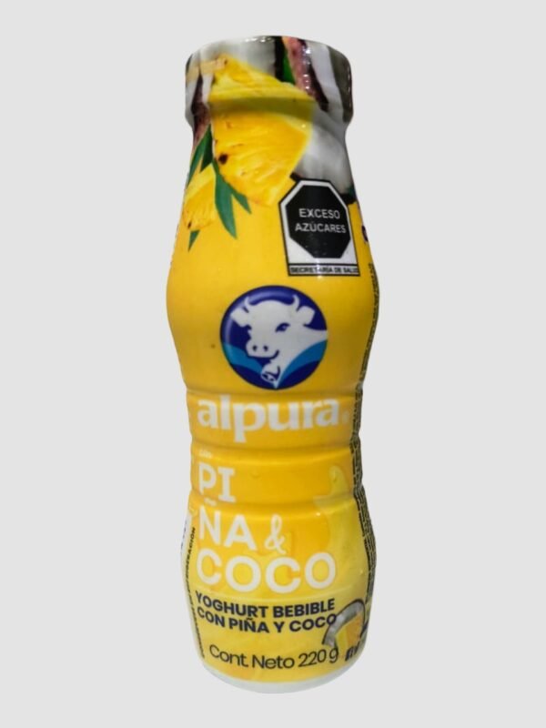 Yoghurt Bebible Con Piña Y Coco Alpura De 220g