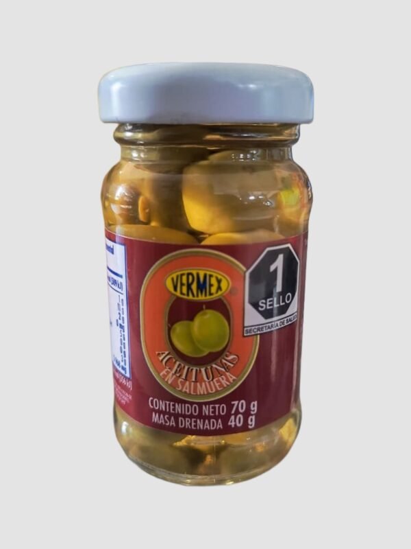 Aceitunas en salmuera vermex 70g