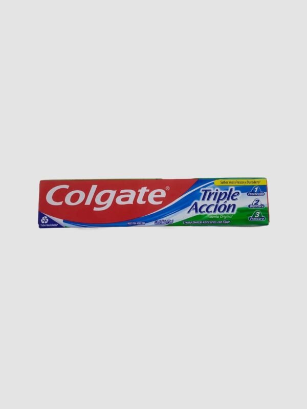 Crema Dental Anticaries Con Flúor Colgate Triple Acción 75ml