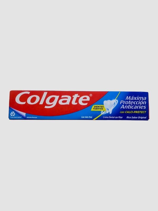 Crema Dental Con Flúor Colgate Máxima Protección Anticaries De 75ml