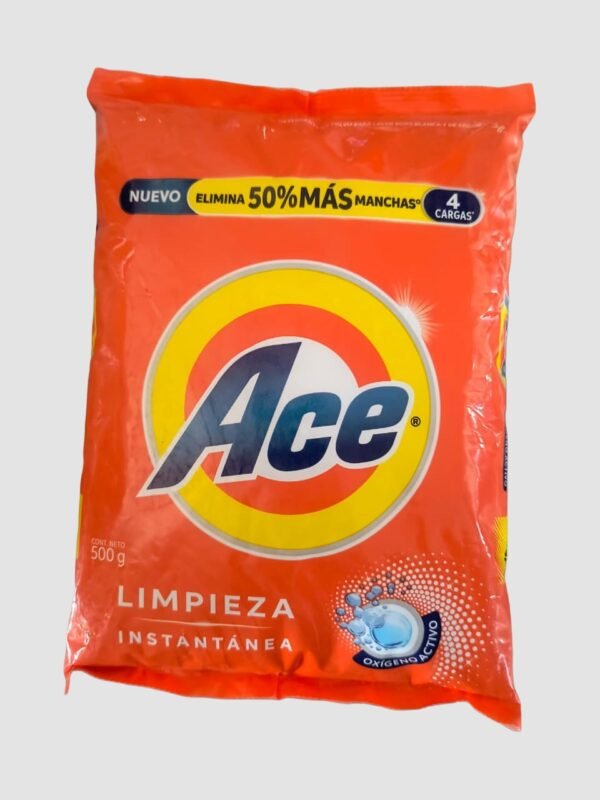 Detergente en polvo Ace 500g