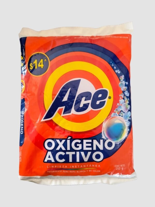 Detergente en polvo Ace oxigeno activo 250g
