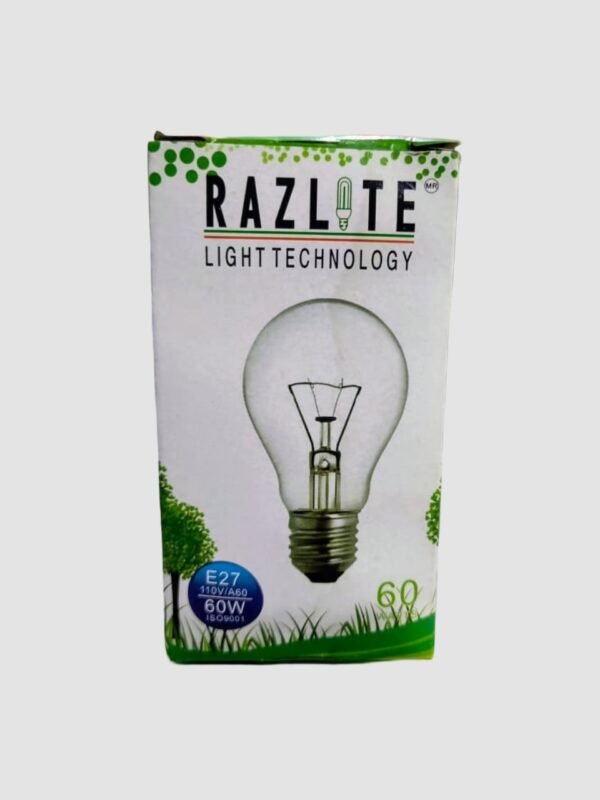 Foco Razlite Light Tecnology E27 110V/A60 60W ISO9001