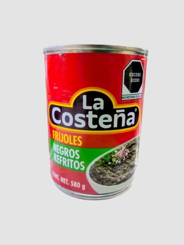 Frijoles La Costeña Negros Refritos  580g