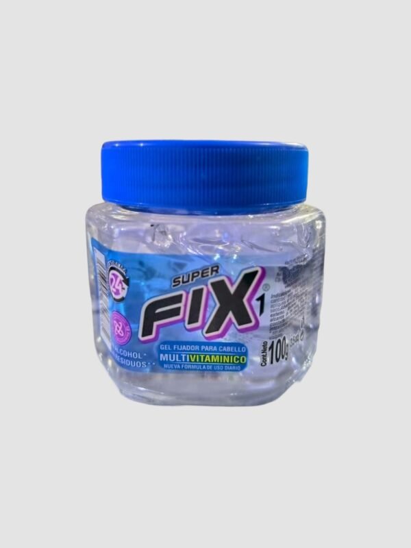 Gel Fijador Para Cabello Multivitaminico Super Fix De 100g