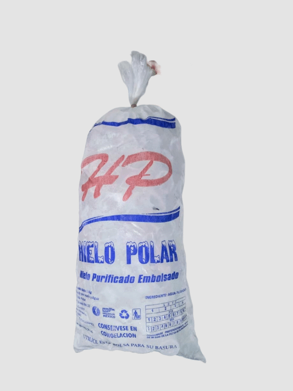 Hielo Purificado Embolsado De Cubitos