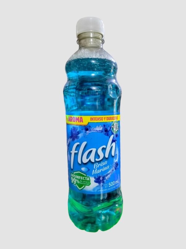 Limpiador Liquido Multiusos Flash Brisa Marina De 500 ml